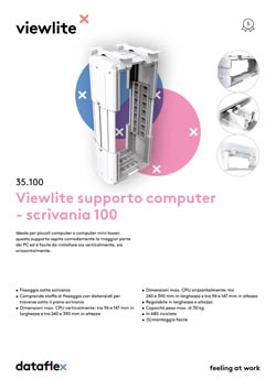 Viewlite supporto computer - scrivania 100