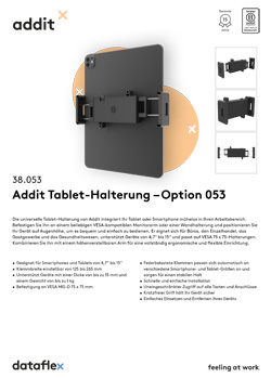 Produktblatt