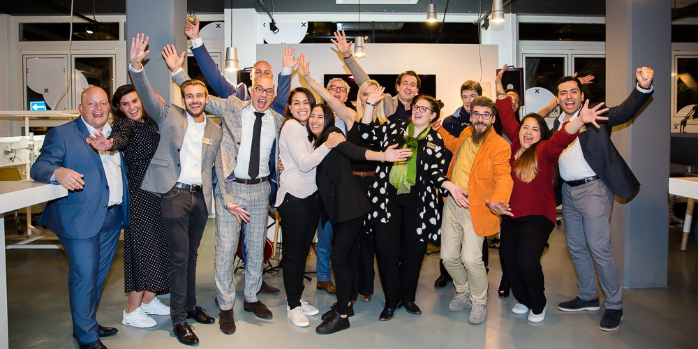 Offizielle eröffnung des Dataflex-showrooms mit gala-abend