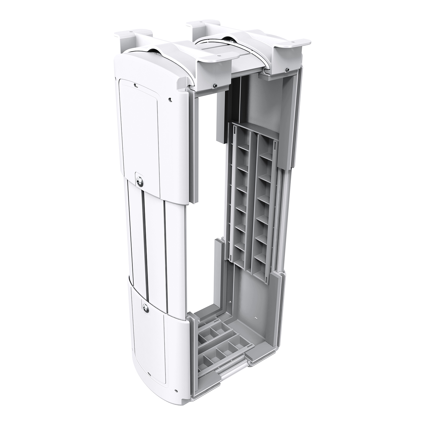 35.100 Ideal for small format/mini tower computers, this holder snugly accommodates most PCs and is easy to mount vertically or horizontally.