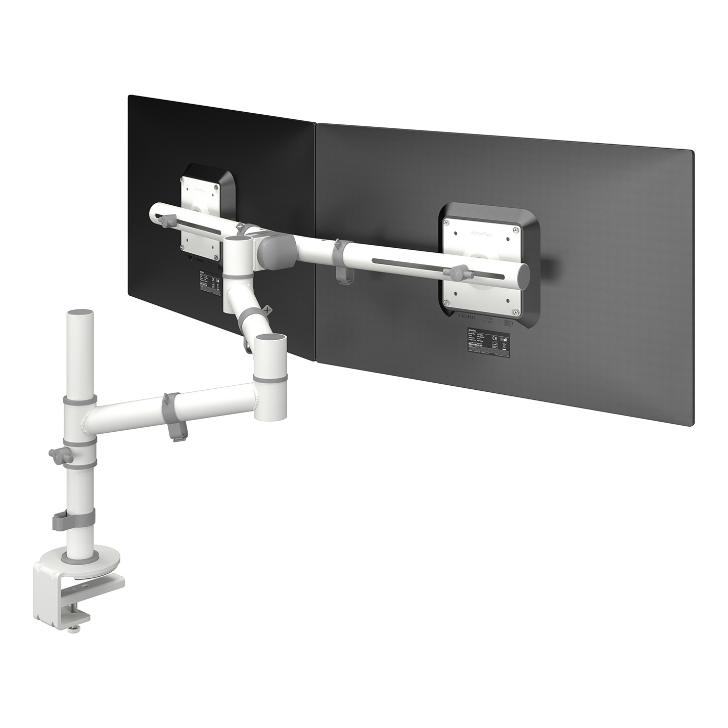 48.130 More comfort and space: two things this entry-level ergonomic  monitor arm helps to create. Position your monitors above your desk, at a spot that's just right for you, to regain valuable desk space. Slender yet strong, this monitor arm combines a striking design with a tough steel construction.