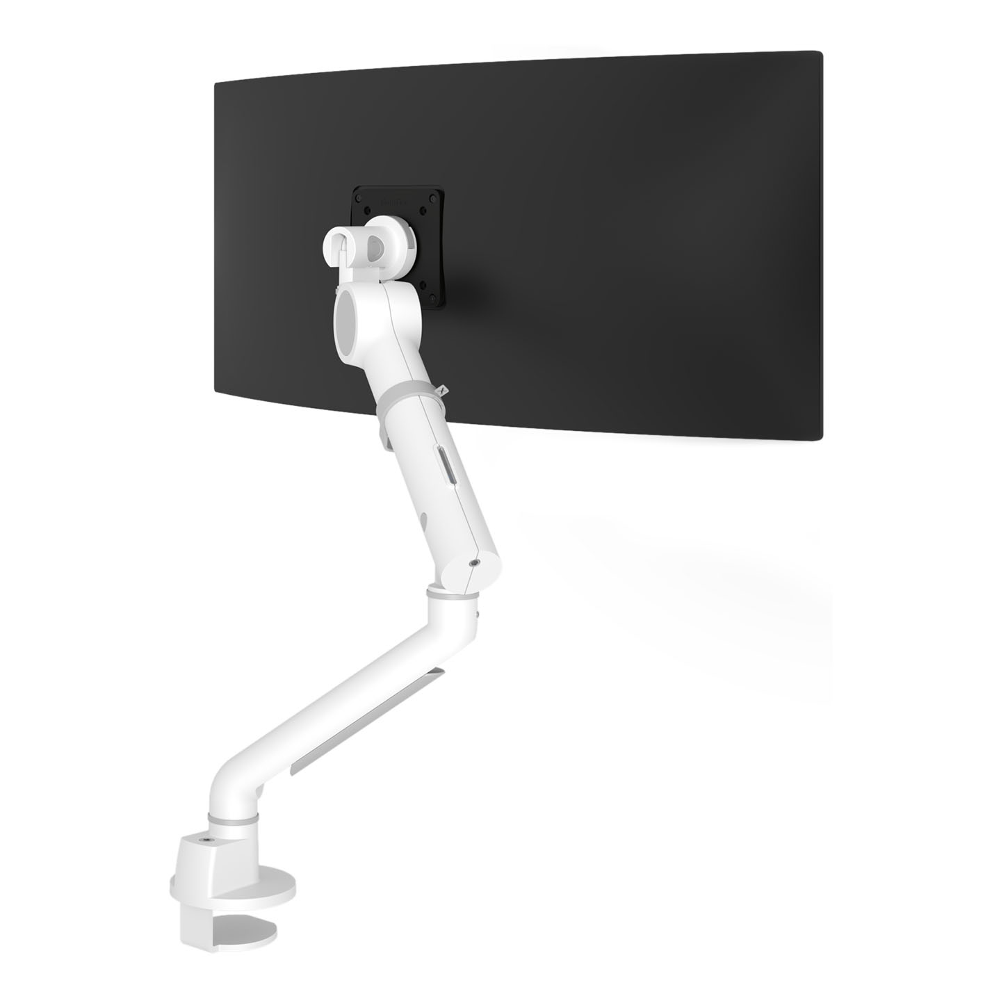 48.820 Perfectioneer uw werkplek met de Viewgo pro HD ergonomische monitorarm. Perfect voor zwaardere monitoren. Zelfs grotere gebogen monitoren zijn gemakkelijk te verplaatsen. Verhoog de productiviteit en het comfort van uw werknemers, terwijl u kostbare ruimte op uw bureau terugwint en een rommelvrije omgeving bevordert. De Viewgo pro voldoet niet alleen aan alle ergonomische eisen, maar heeft ook een elegant ontwerp, en dat alles voor een aantrekkelijke prijs. De installatie is een fluitje van een cent en de veelzijdige top access klem garandeert compatibiliteit met bijna alle soorten bureaus.