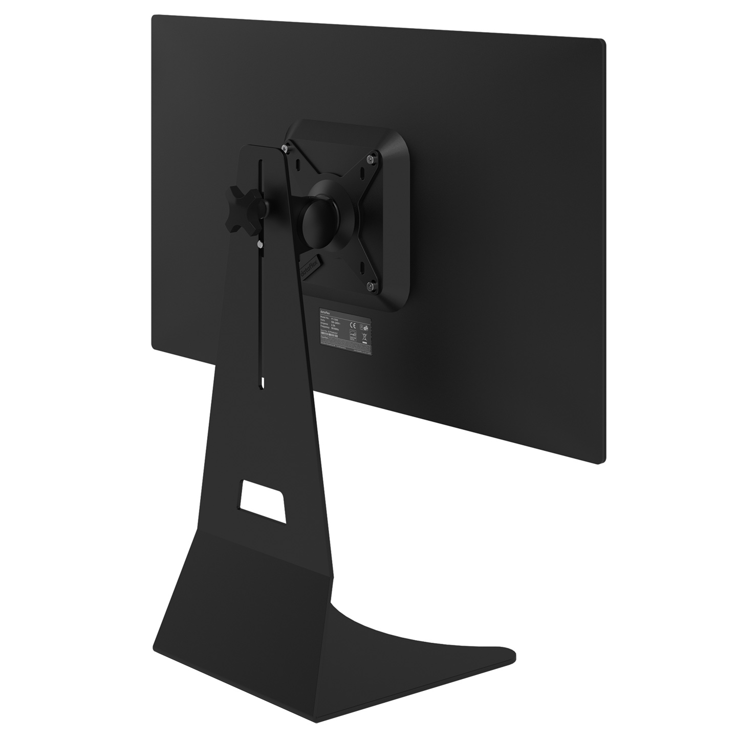 52.503 A great, easy and affordable way to get more out of the monitor. Replace your default stand that came with the monitor with this solid steel monitor stand and you can now adjust your monitor in height, tilt and even rotate it, to switch between portrait and landscape mode.