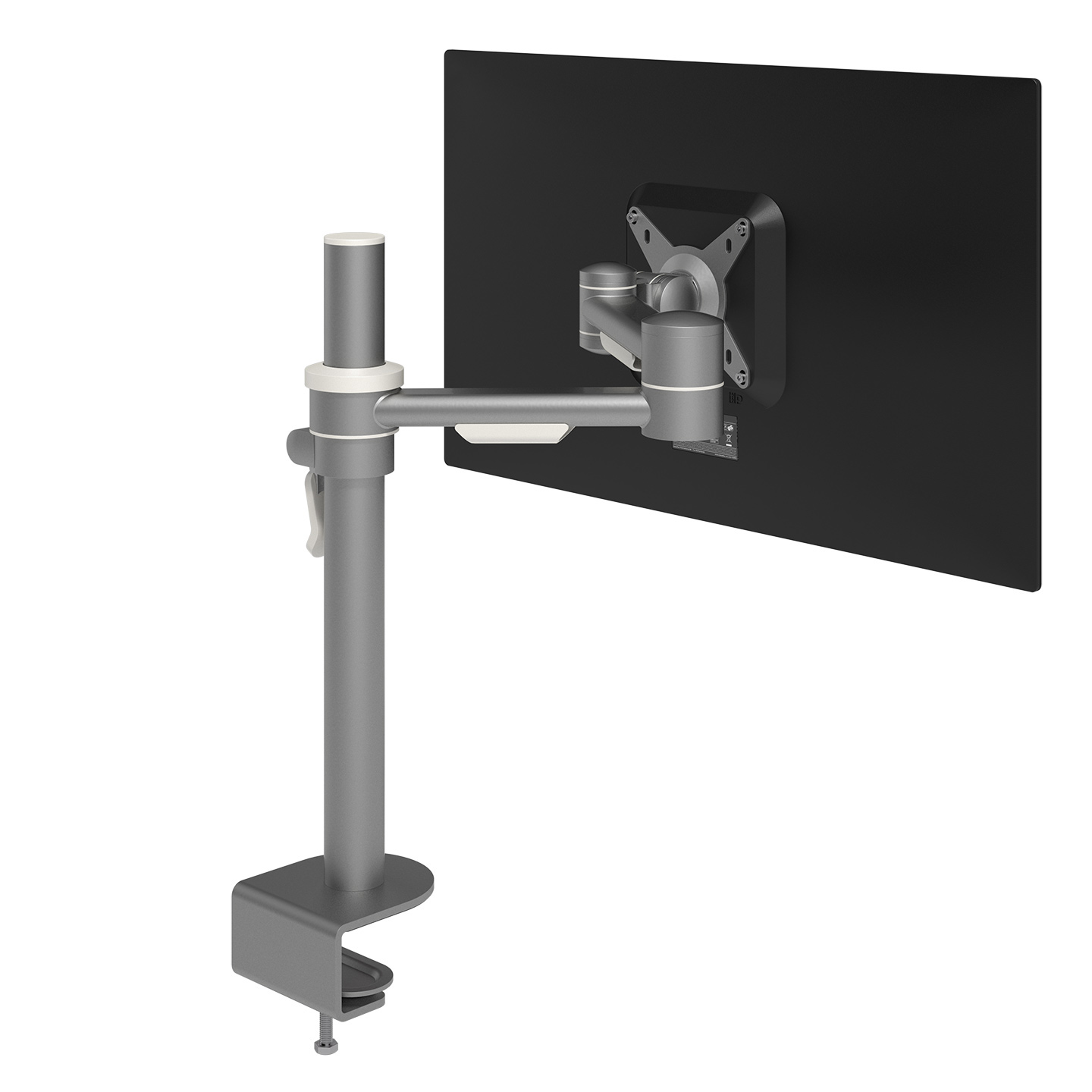 52.662 This Viewmate monitor arm is suitable for every user due to its many adjustment capabilities. A monitor can tilt, swivel, rotate and adjust in height and depth. Easily set the height of your monitor with the clamp lever. An ergonomic design that is robust, cost-effective and easy to use.