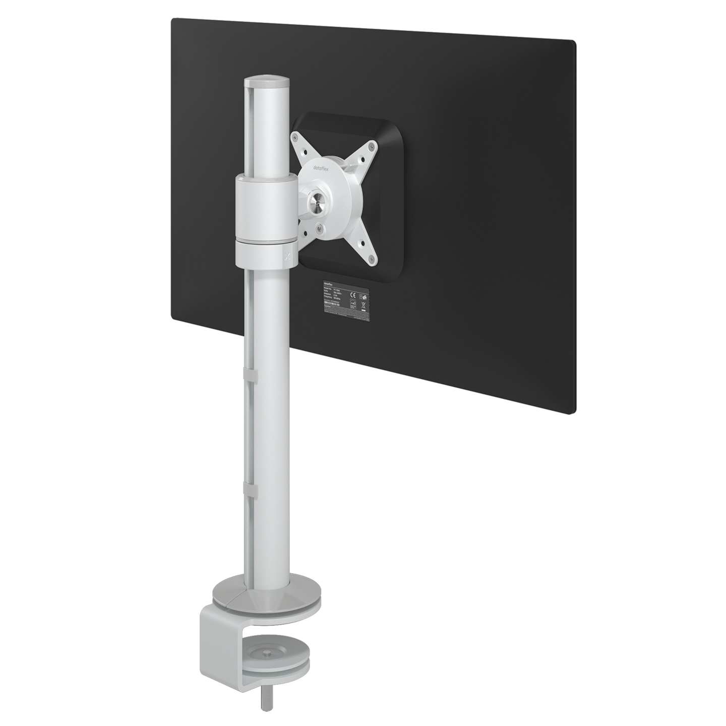 58.100 The proximity of monitor and pole makes this is an ideal, compact POS (Point Of Sale) solution. Stepless height adjustment lets each user find their own optimal ergonomic position. Cables are easily hidden in the aluminium pole to create a tidy, professional impression.