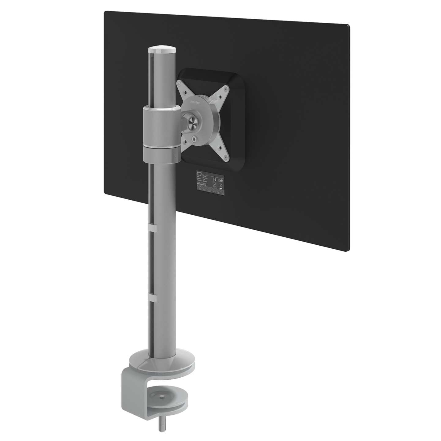 58.102 The proximity of monitor and pole makes this is an ideal, compact POS (Point Of Sale) solution. Stepless height adjustment lets each user find their own optimal ergonomic position. Cables are easily hidden in the aluminium pole to create a tidy, professional impression.