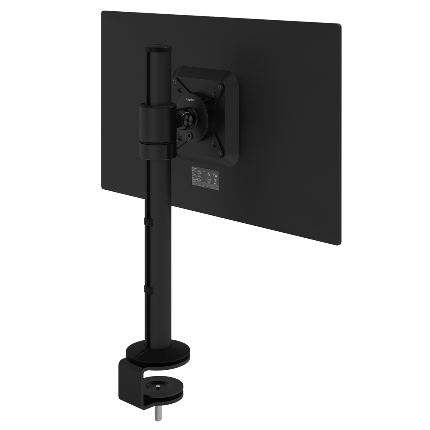 58.103 The proximity of monitor and pole makes this is an ideal, compact POS (Point Of Sale) solution. Stepless height adjustment lets each user find their own optimal ergonomic position. Cables are easily hidden in the aluminium pole to create a tidy, professional impression.