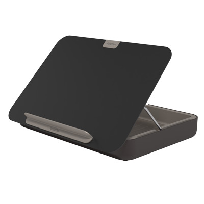 45.903 | Addit Bento® ergonomische Toolbox 903 | schwarz | persönliche Aufbewahrungsbox, notebookständer, Tabletständer und Dokumentenhalter in einem | Detail 1