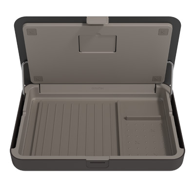45.903 | Addit Bento® ergonomische Toolbox 903 | schwarz | persönliche Aufbewahrungsbox, notebookständer, Tabletständer und Dokumentenhalter in einem | Detail 7